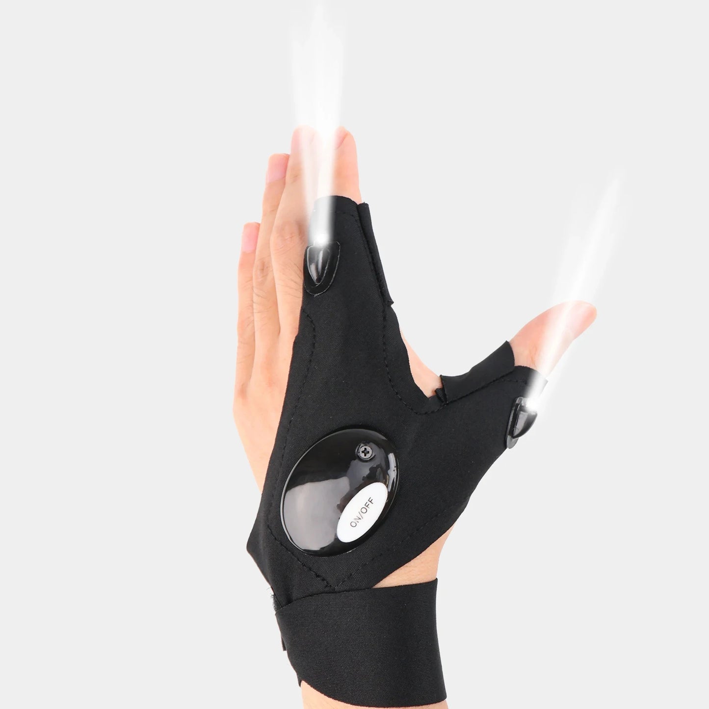 LED Half Finger Gloves are durable, waterproof, and perfect for outdoor activities like fishing, cycling, and running.