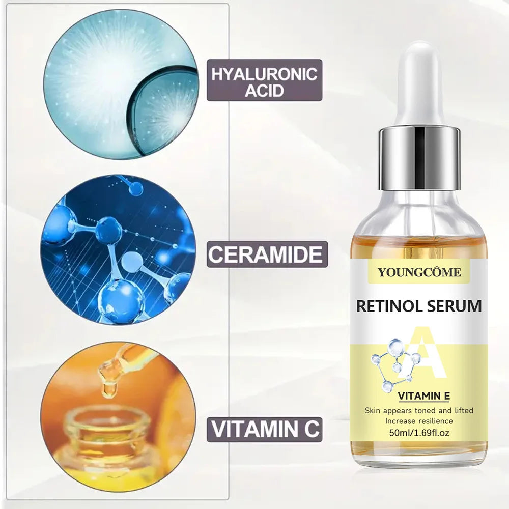 The 2pcs Vitamin C & Retinol Serum is expertly formulated with Vitamin C and Retinol to hydrate, smooth fine lines, and reduce wrinkles, promoting a rejuvenated and flawless complexion. Ideal for maintaining smooth, youthful