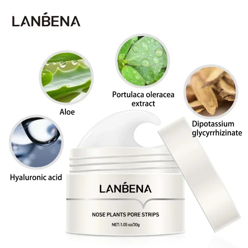 LANBENA Blackhead Remover Mask clears pores and removes blackheads for smoother skin